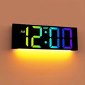 JALL 12'' Large Digital Wall Clock, Big LED Number Dispaly, RGB Colors by JALL
