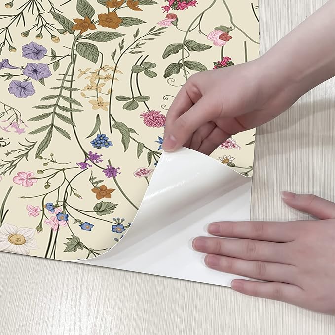 JiffDiff Floral Wallpaper Peel and Stick - Image 7