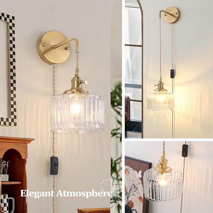 Shenmoyl Vintage Wall Sconce Wall Lamp - Image 7