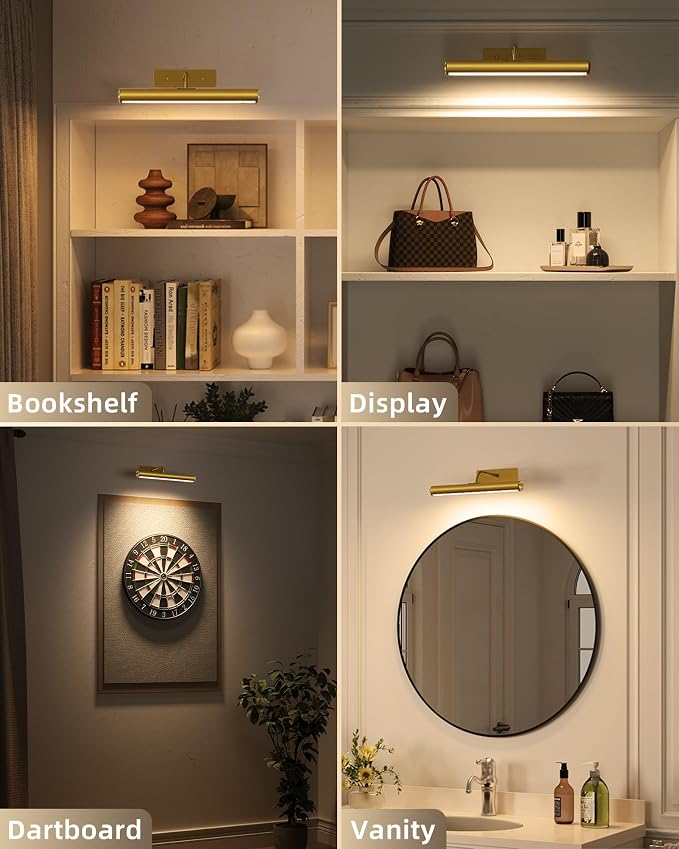 EZVALO Wireless Picture Light for Wall, 13 Inch 4000mAh Rechargeable Battery - Image 8