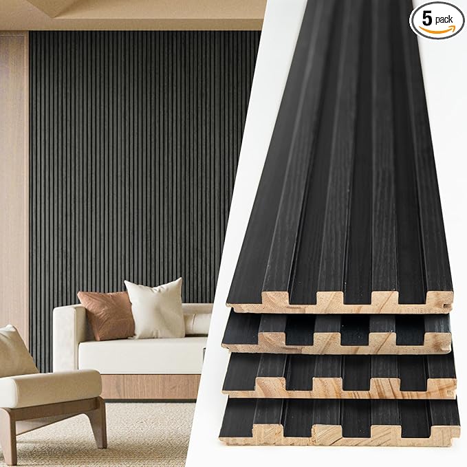 Art3d Slat Wood Wall Paneling for Interior and Ceiling Decoration by Art3d