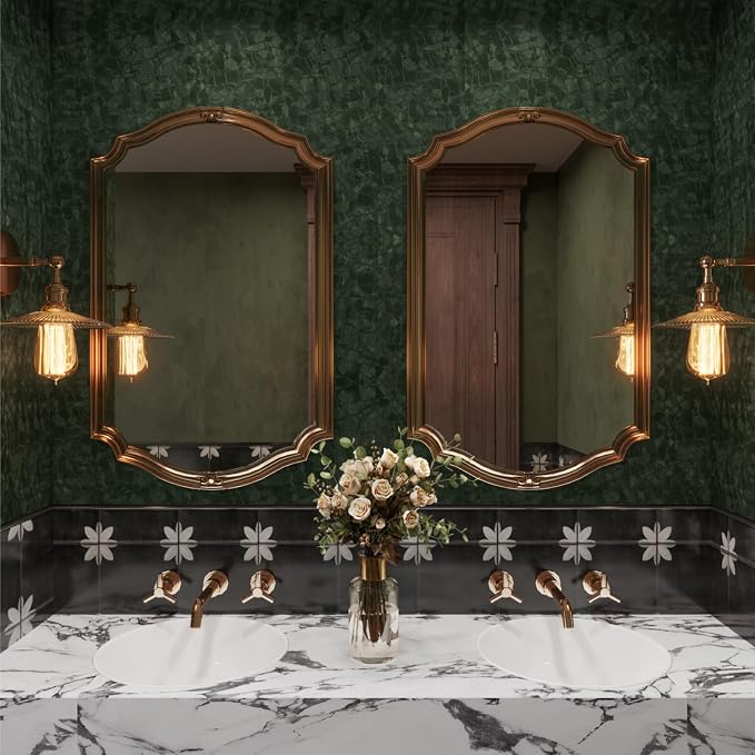 Abyssaly Dark Green Peel and Stick Wallpaper - Image 3