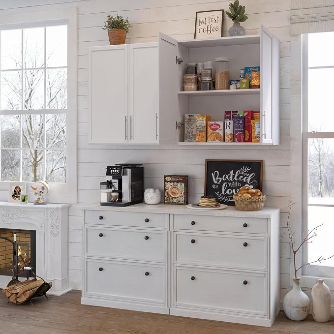 FIMELLO 60" Laundry Room Wall Cabinets - Image 2