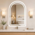 Arched LED Bathroom Mirrors by WISSMILESHOME
