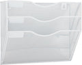 EASEPRES 3 Pocket Mesh Hanging Wall File Organizer, Wall Mounted Mail Paper by EASEPRES