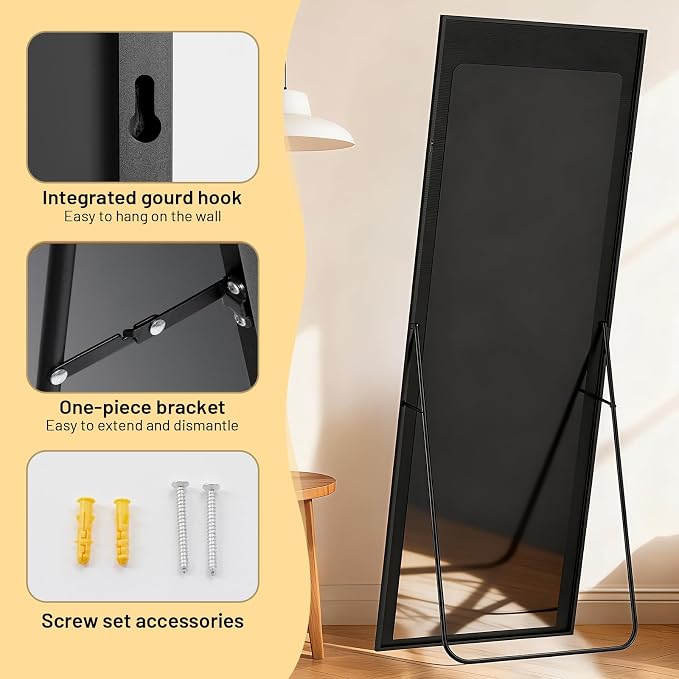 Simple Deluxe Full Length Mirror, - Image 5