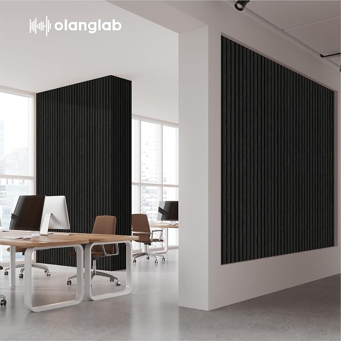 Olanglab Wood Wall Panels 4 Pack, Wood Slat Acoustic Wall Panels, 94.5"x12.6" - Image 8