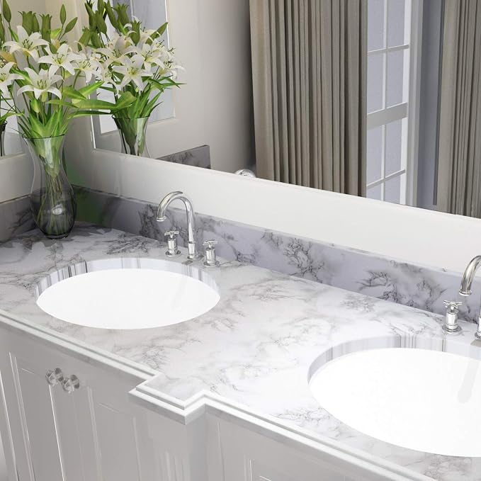 Art3d 15.8" x 120" Wall Panel Marble - Image 4