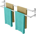 Double Towel Bar 32 Inch, Towel Rack by XEENEW