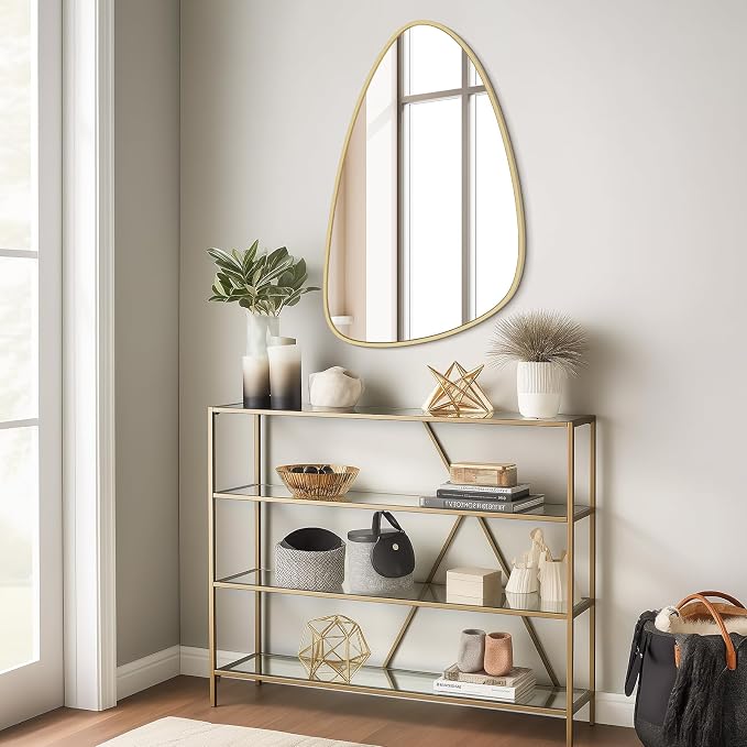 WallBeyond Asymmetrical Mirror, Irregular Wall Mirror, Wall Mirrors Decorative - Image 4
