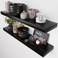 BAOBAB WORKSHOP Solid Wood Floating Shelves by BAOBABWORKSHOP