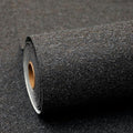 SHUFA Black Brown Cotton-Like Textured Grasscloth Wallpaper Matte Thick Real by Unknown