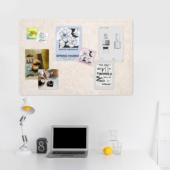 Lightomorrow Bulletin Board, 36 x 24 inches Felt Board - Image 7