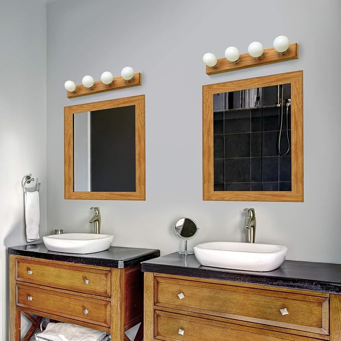 Design House 500207 4-Light Vanity Strip Light Contemporary Dimmable - Image 4