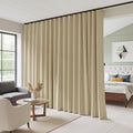 RYB HOME 100% Blackout Sliding Door Curtain, Extra Wide Room Divider Curtain by RYBHOME
