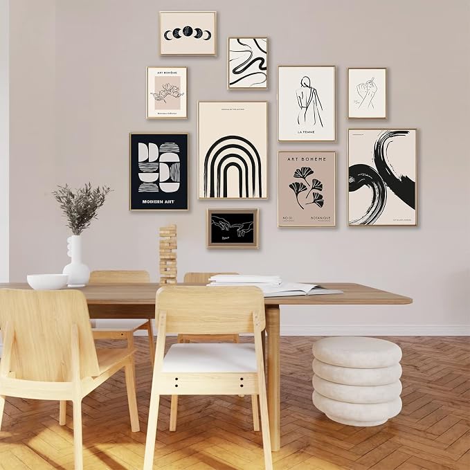 KBKBART Minimalist Boho Wall Art Prints, Eclectic Home Decor - Image 7