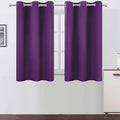 LEMOMO Purple Thermal Blackout Curtains/38 x 54 Inch/Set of 2 Panels Room by Lemomo