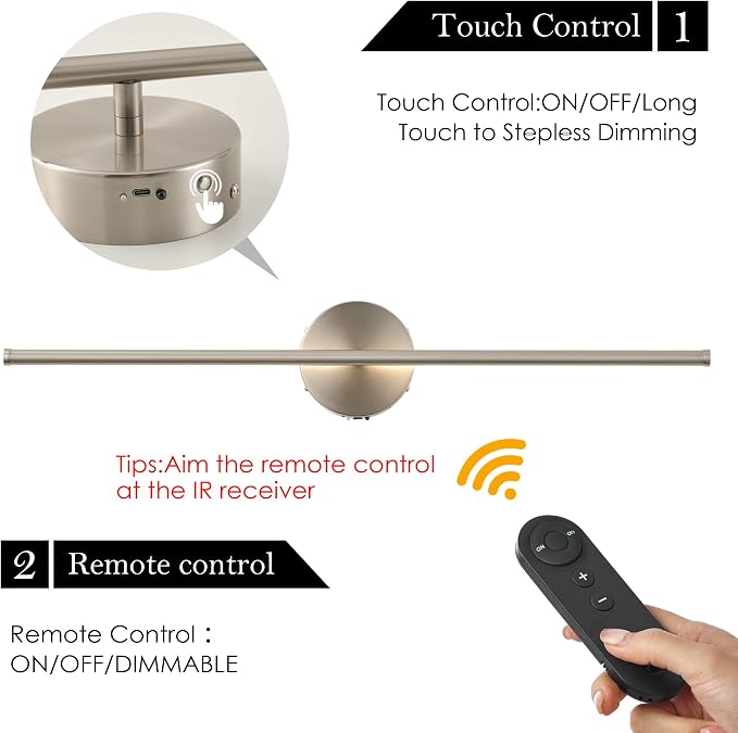 KARTOOSH Battery Operated Wall Sconces - Image 3
