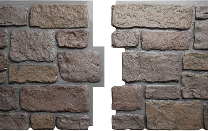 EverStone Cobblestone Faux Stone Panel, Grand Canyon Color - Image 8