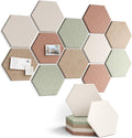 Fluxynara Hexagon Cork Board Alternative by FLUXYNARA