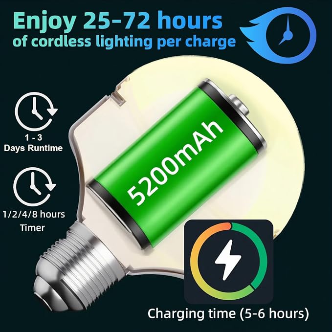 IRONPAX Wall Sconces Battery Operated Set of 2, Wireless Rechargeable Wall - Image 9