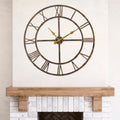 40 Inch Large Wall Clock for Living Room Decor – Easy-Assembly Silent by WallClockDecor