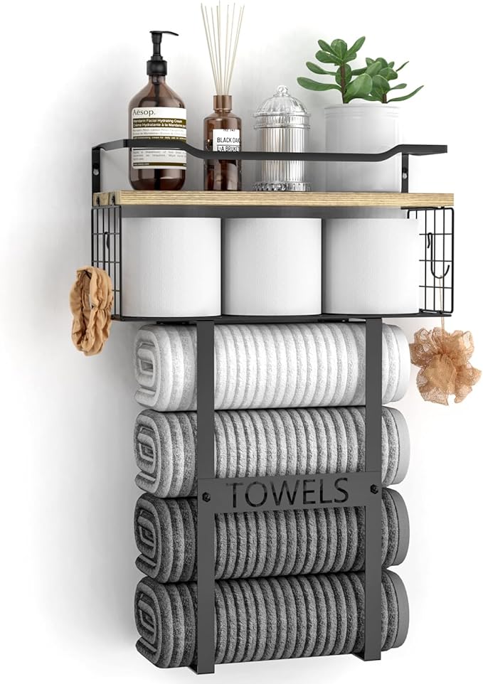 Towel Racks for Bathroom Wall Mounted by Aetyord