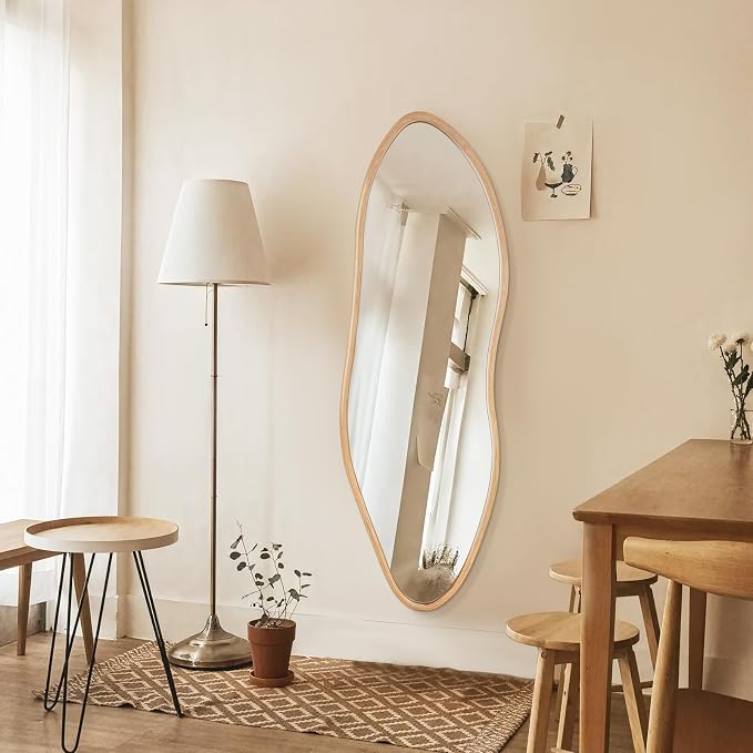 Irregular Full Length Mirror, Large Asymmetrical Wall Mirrors - Image 2