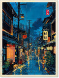 Podafu Japanese Tokyo Tea House Wall Art Poster by Unknown