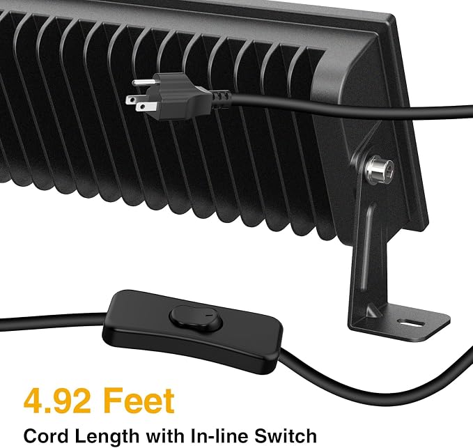 Onforu 1Pack LED Shop Lights, 100W 14000lm Plug in Ultra Bright LED Work Lights - Image 3