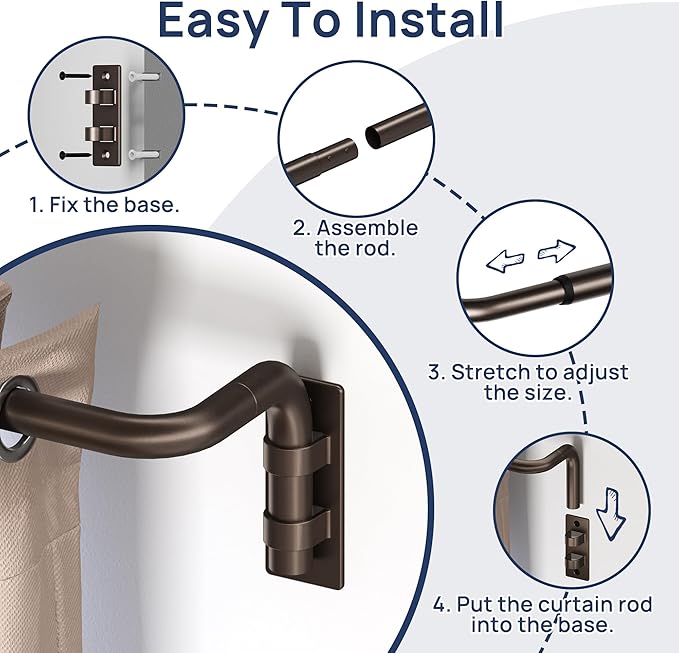 ENJOYBASICS Blackout Curtain rod - Image 4