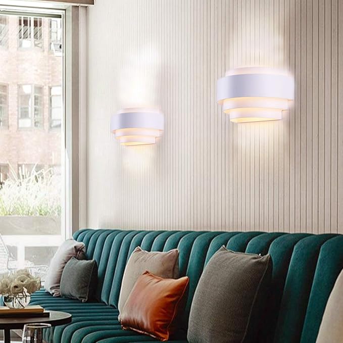 LightInTheBox Modern Wall Sconce Set of 2 Indoor Wall Light Fixture Half Moon - Image 5