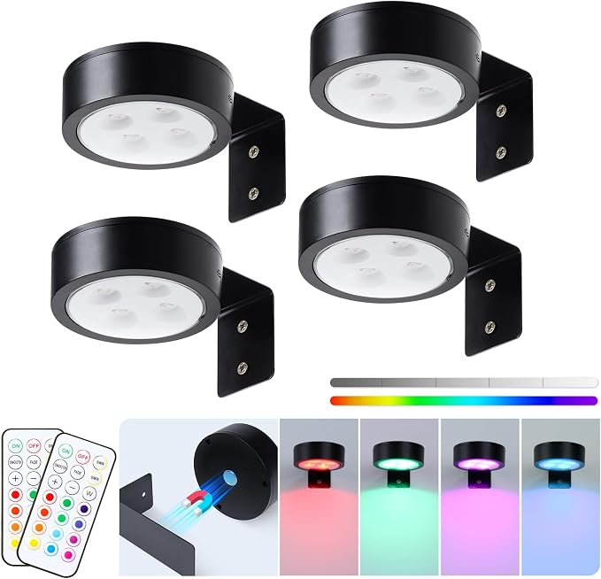 KELUOLY 4-Pack Wireless Battery Operated Painting Light - Image 8