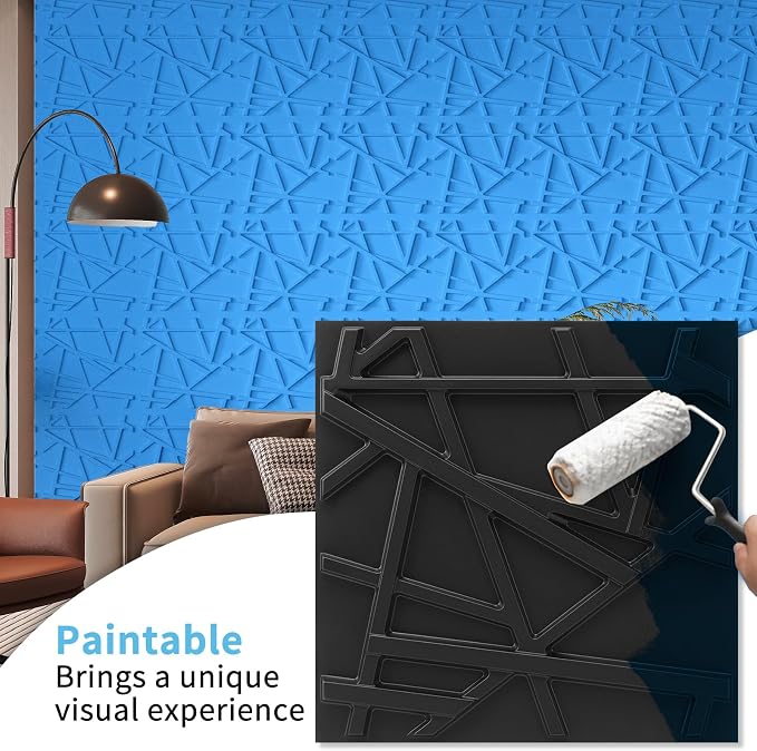 Art3d 100 Pack Decorative 3D Wall Panels, 97 Sq.Feet PVC Interior Wall Décor - Image 3