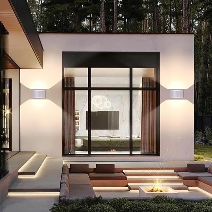 KICAAO Modern LED Wall Sconce, Warm White 3000K, Hardwired Indoor Wall Lights - Image 4
