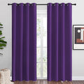 NICETOWN Purple Blackout Curtains 86 inches Long, Niose Reducing and Thermal by NICETOWN