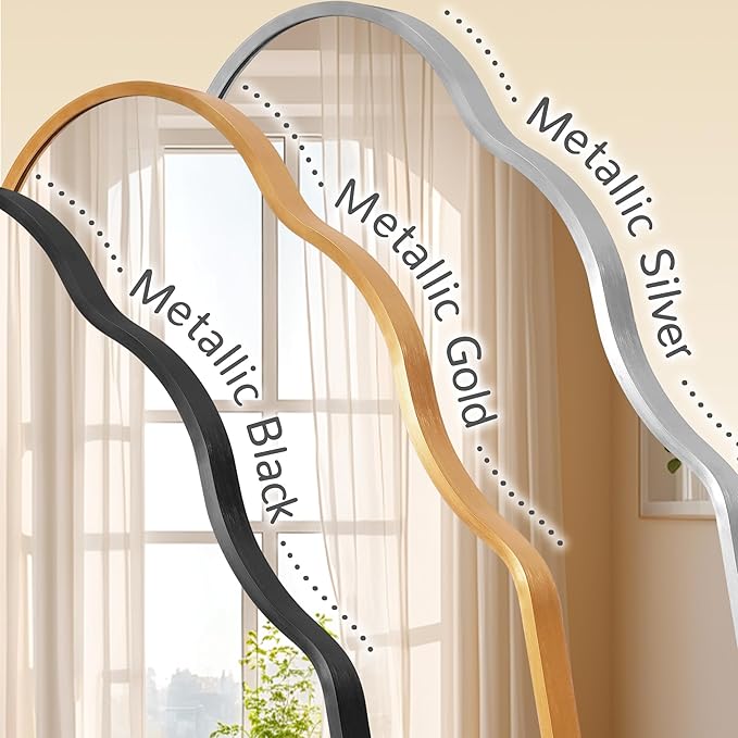 Scalloped Mirror for Bathroom - Image 3