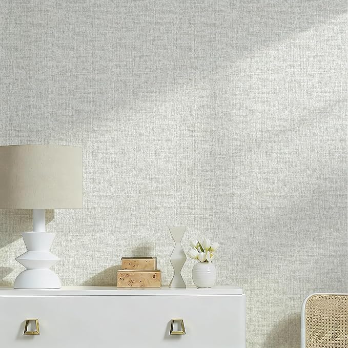 Grasscloth Peel and Stick Wallpaper, Waterproof Self Adhesive Removable Vinyl - Image 4