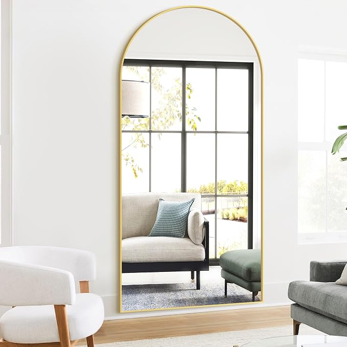 TRAHOME Full Length Arched Mirror, Living Room, Dressing Room - Image 5