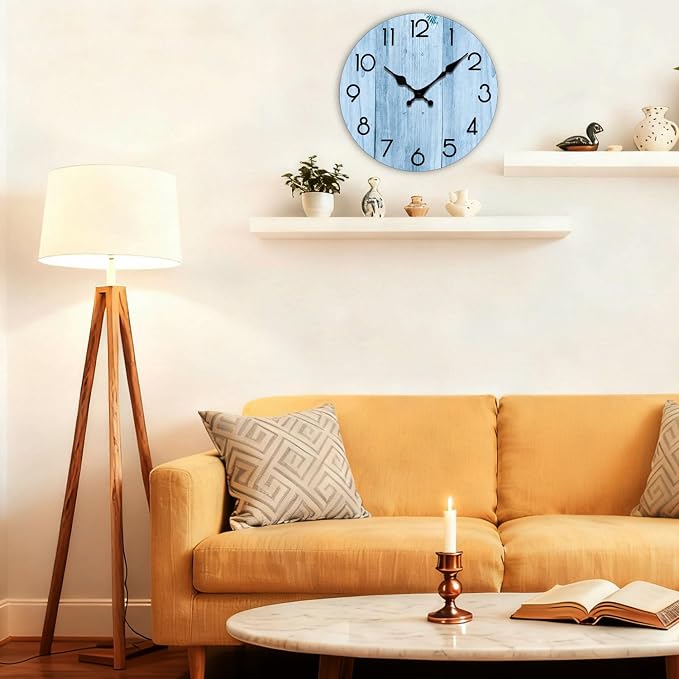 Wall Clock, Modern Wall Clocks Battery Operated, Silent Non Ticking Clock - Image 8