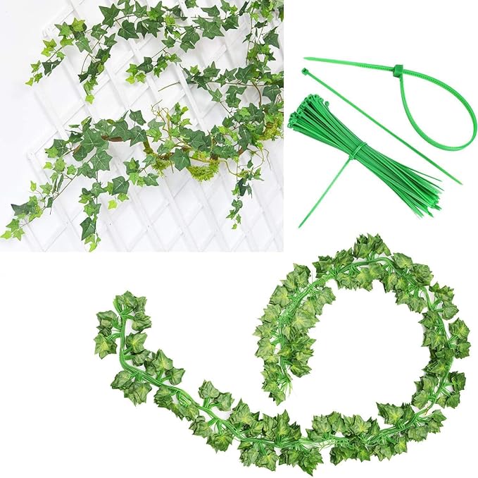 Comtelek Fake Vines for Room Decor 48PCS Artificial Ivy Garland - Image 3
