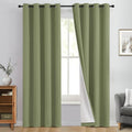 Yakamok 100% Blackout Curtain Panels 84 inches Cold and Light Blocking Drapes by Yakamok