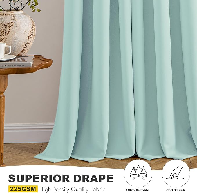 MIULEE Blackout Curtains for Bedroom Living Room 2 Panels, Thermal Insulated - Image 5