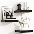 Square Floating Shelves for Wall 12"W x 12"D x 1.4"H, Small Engineered Wood by Venusmiles