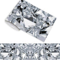 Diamond Wallpaper Border Peel and Stick 196.9 x 3.9 Inch Wall Border Trim by PRESSINART