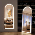 Full Length Mirror with LED Lights, LED Mirrors Full Length Floor Mirror Full by WISSMILESHOME