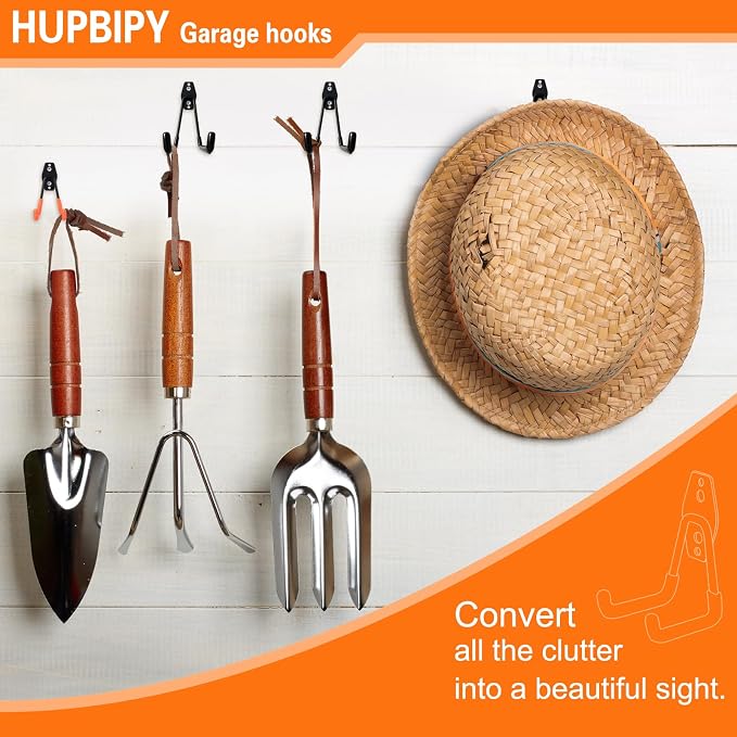 HUPBIPY 26 Pack Garage Hooks Heavy Duty Utility Steel - Image 5