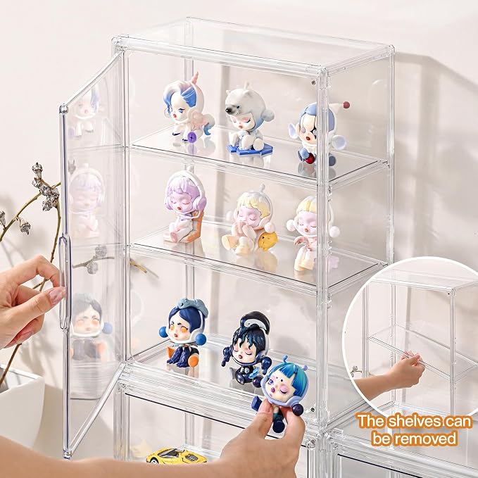 2 Pack 3 Tier Clear Display Case - Image 6