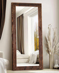 Full Length Mirror 71"x30" Solid Wood Frame Floor Large Mirror by ABSWHLM