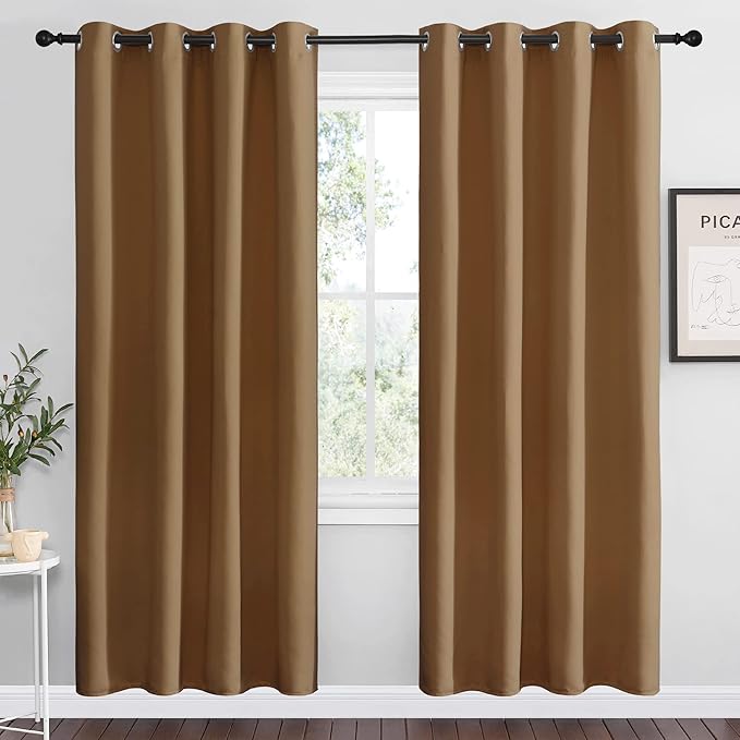 NICETOWN Sleek Blackout Curtains 78 inches Length by NICETOWN